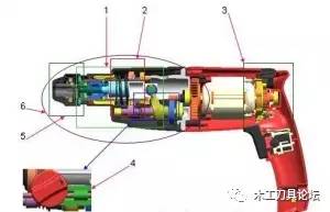 电锤工作原理的详细解析与3D动画模拟